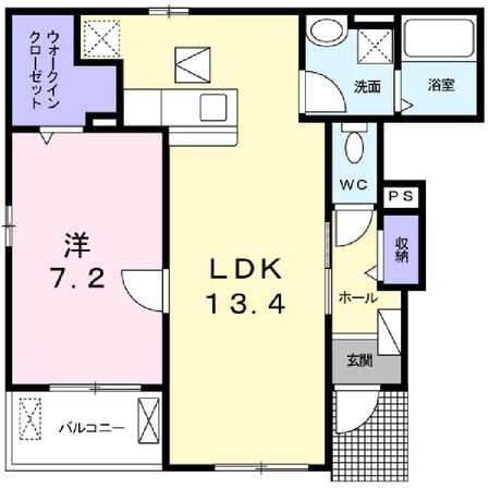 シェネルの物件間取画像